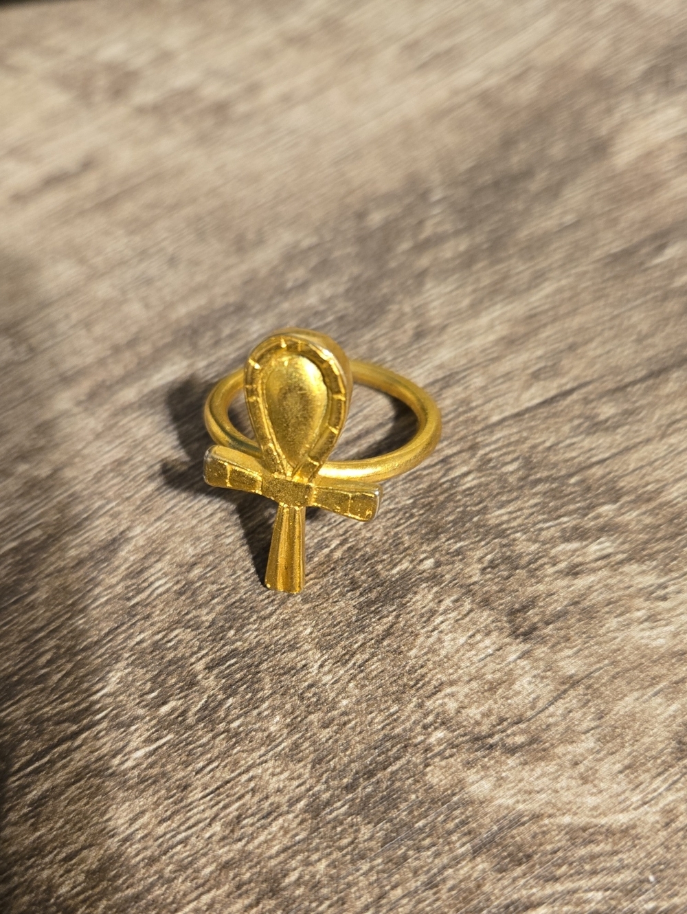 Vintage Metropolitan Museum of Art (MMA) Egyptian Revival Ankh Ring
